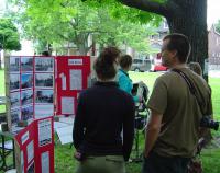 Fuzzy Boundaries booth at the 2009 Perth Festival
