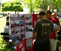 Fuzzy Boundaries booth at the 2009 Perth Festival